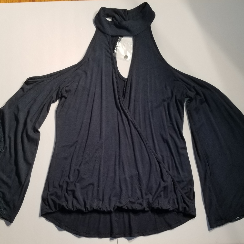 Venus Cold shoulder wrap top